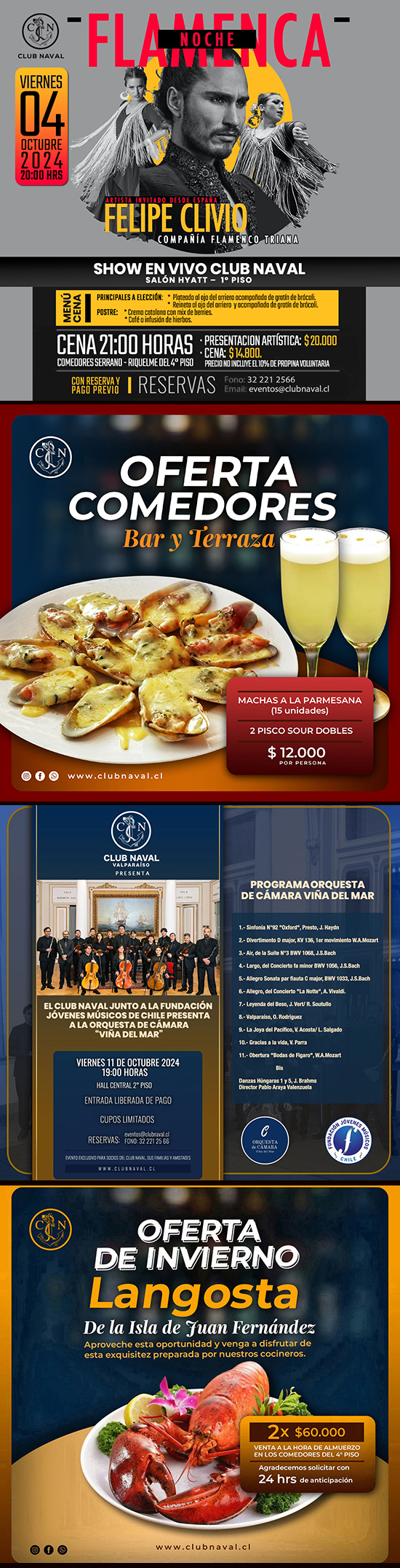 Menu Pop up Home