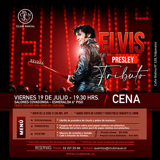 Elvis Presley Tributo - Cena