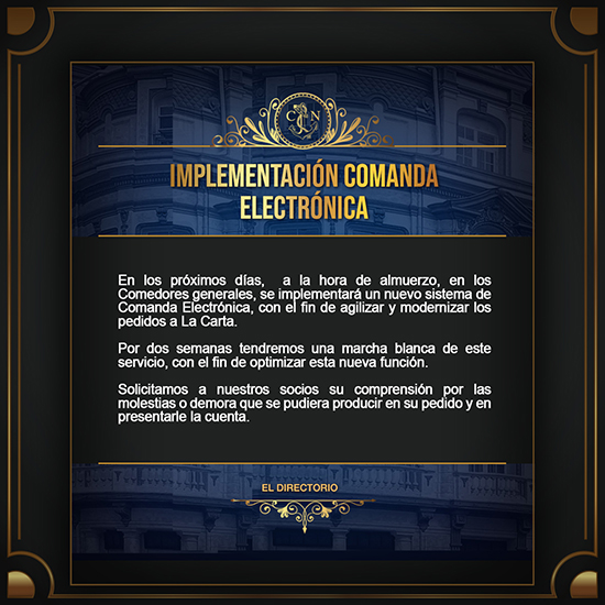 Implementación Comanda Electrónica