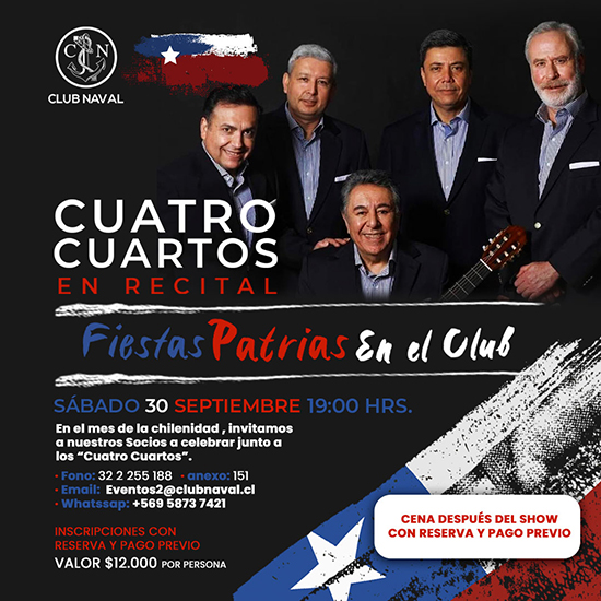 Cuatro Cuartos en Recital