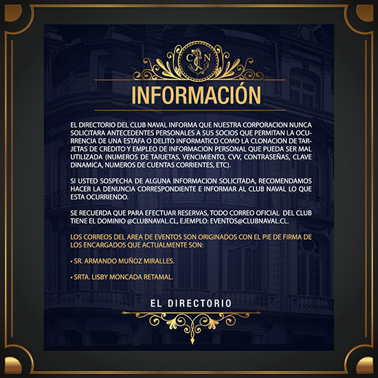 Información Estafa Virtual