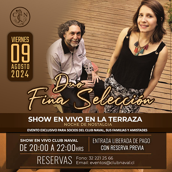 Duo Fina Selección - Viernes 09 de Agosto