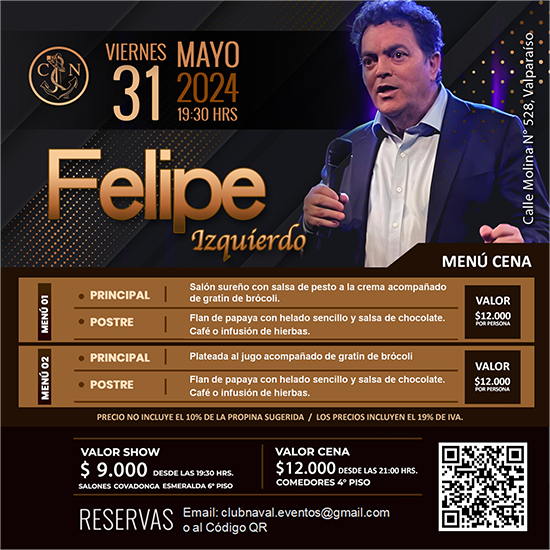 Felipe Izquierdo - Viernes 31 de Mayo