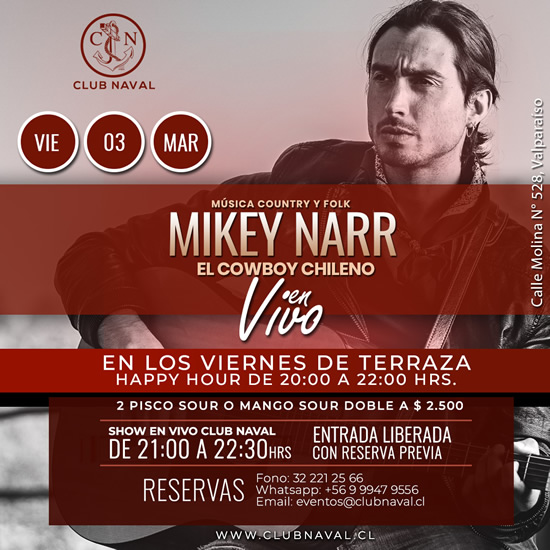 Mikey Narr - El Cowboy Chileno en Vivo