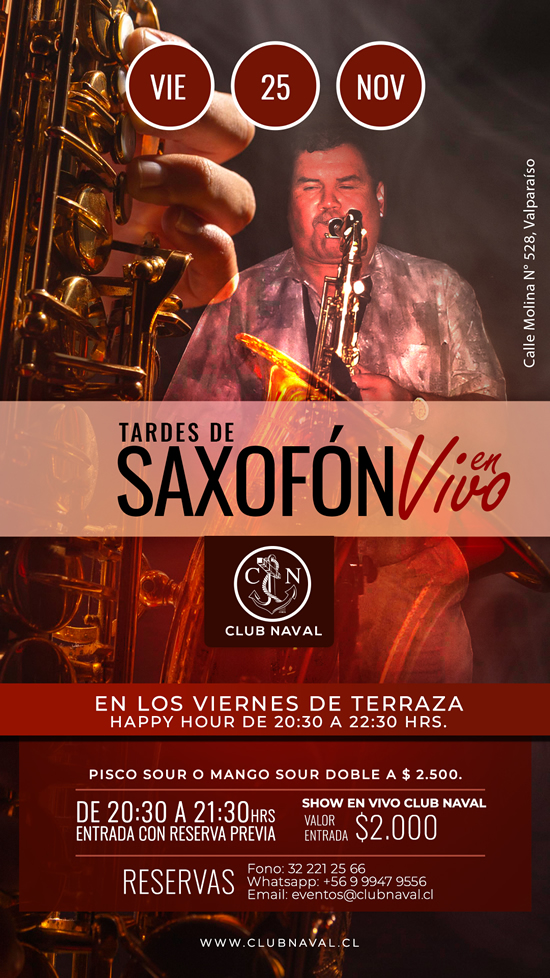 Tardes de Saxofón en Vivo