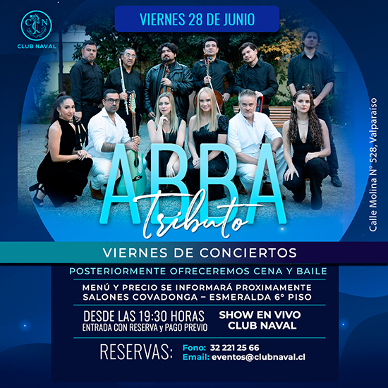 Abba Tributo - Viernes 28 de Junio