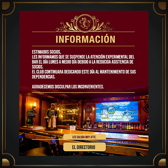 Atención en el Bar