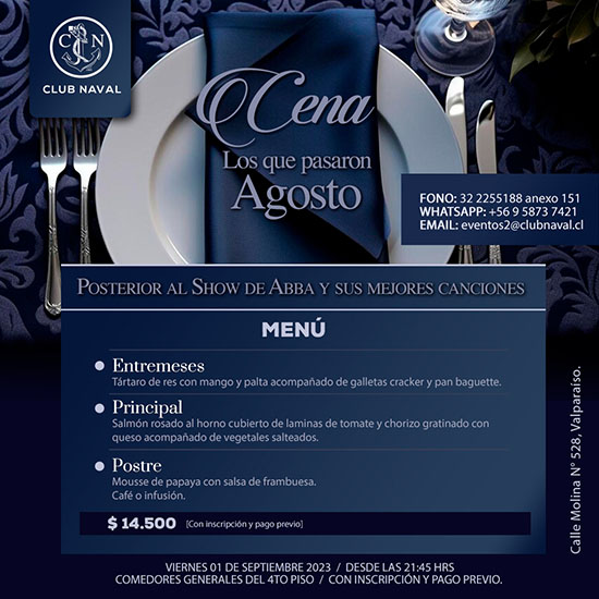 cena agosto 1080