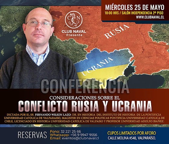 Conferencia conflicto Rusia y Ucrania