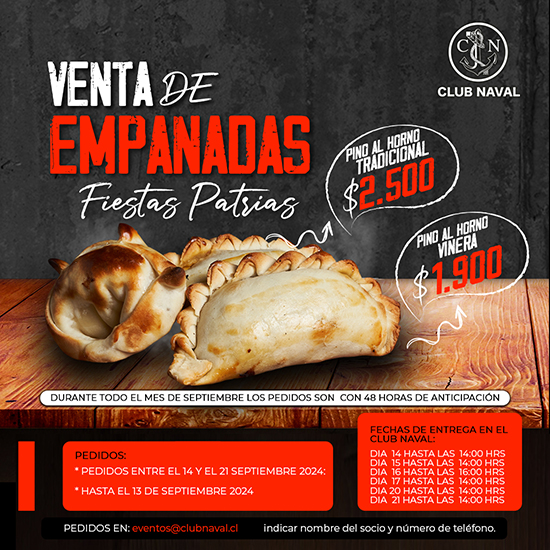 Venta de Empanadas - Fiestas Patrias