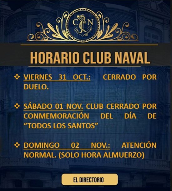 Horario Club Naval