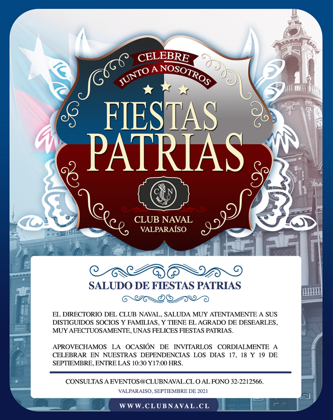 Celebre junto a nosotros las Fiestas Patrias