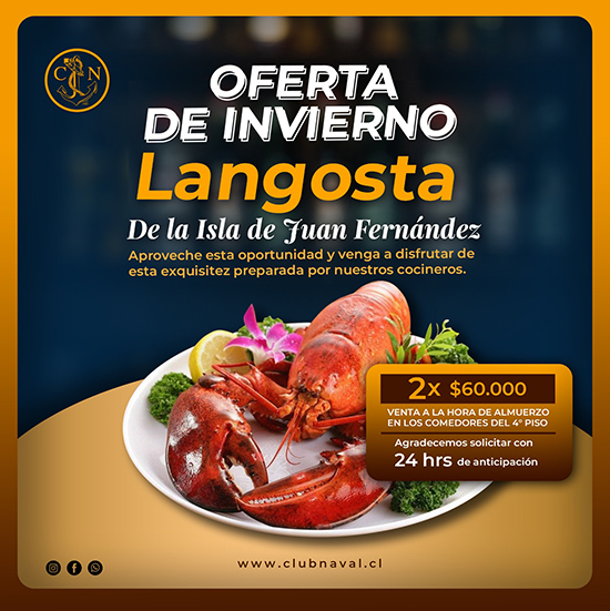 Oferta de Invierno - Langosta