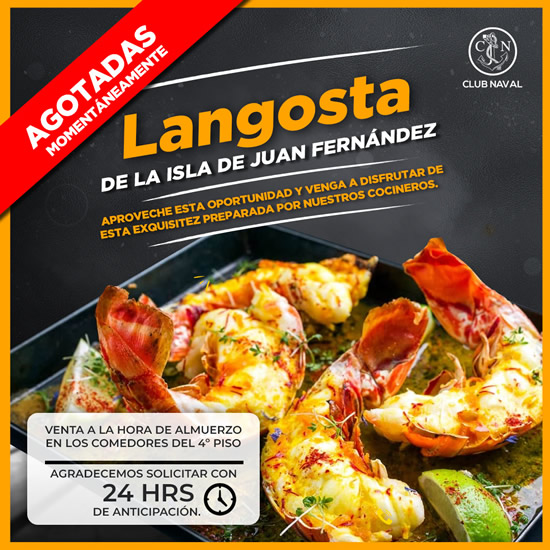 langosta AGOTADA