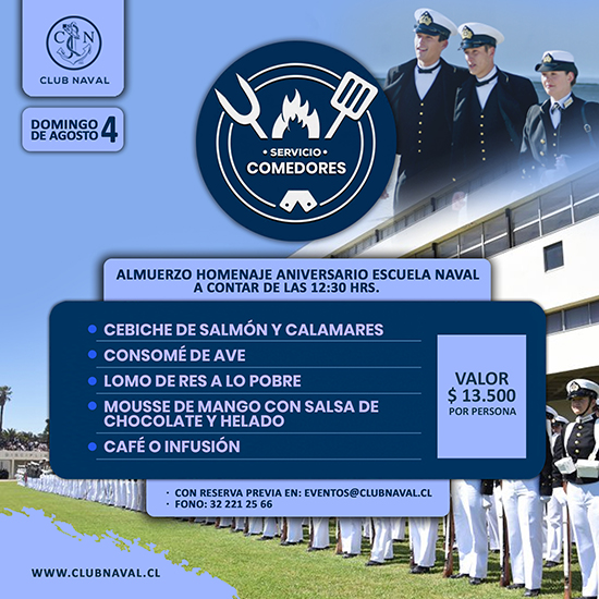 Almuerzo Homenaje Aniversario Escuela Naval