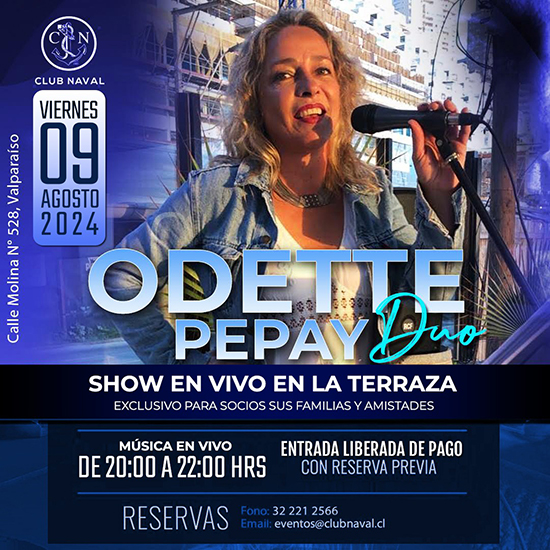 Odette Pepay Duo - Viernes 09 de Agosto