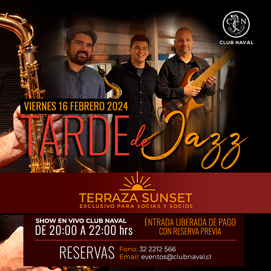 Tarde de Jazz - Viernes 16 de Febrero